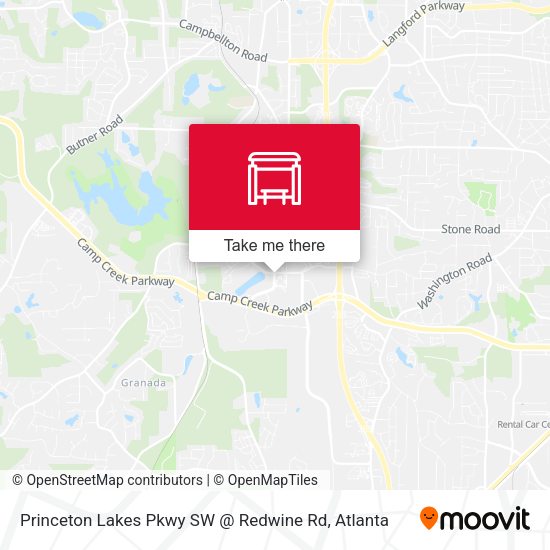 Princeton Lakes Pkwy SW @ Redwine Rd map