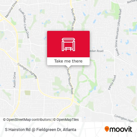 S Hairston Rd @ Fieldgreen Dr map
