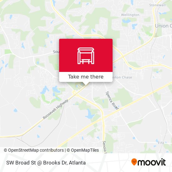 SW Broad St @ Brooks Dr map