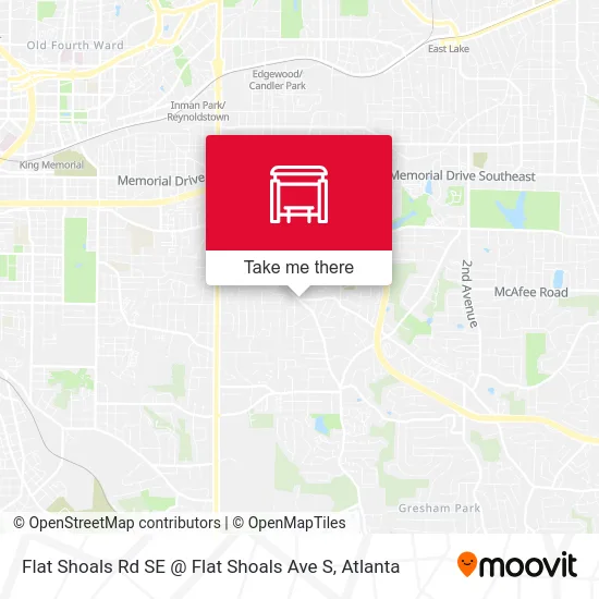 Flat Shoals Rd SE @ Flat Shoals Ave S map