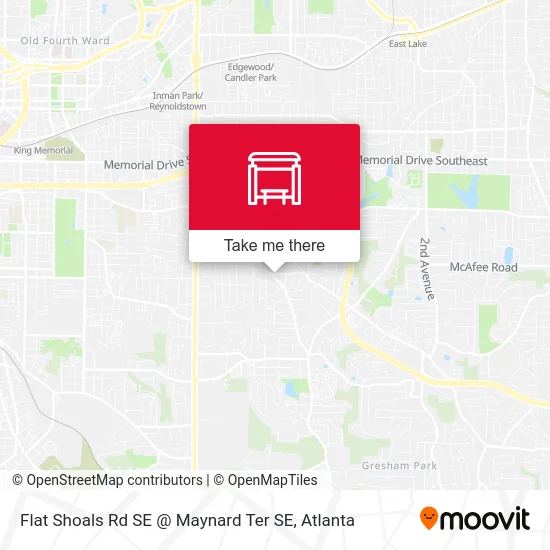 Flat Shoals Rd SE @ Maynard Ter SE map
