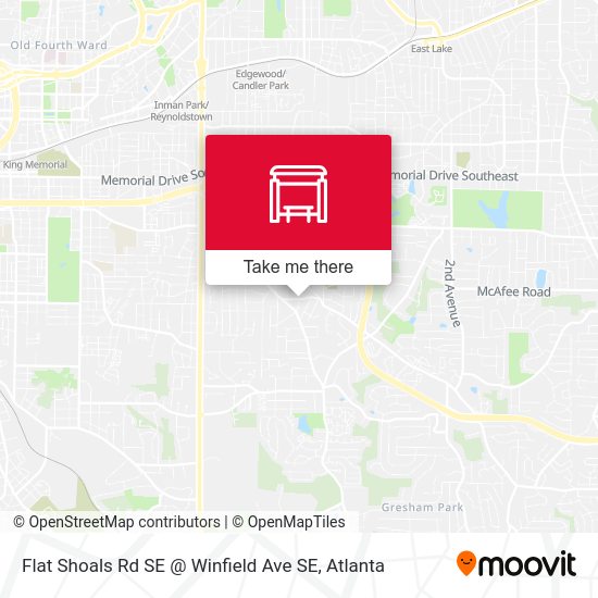Flat Shoals Rd SE @ Winfield Ave SE map