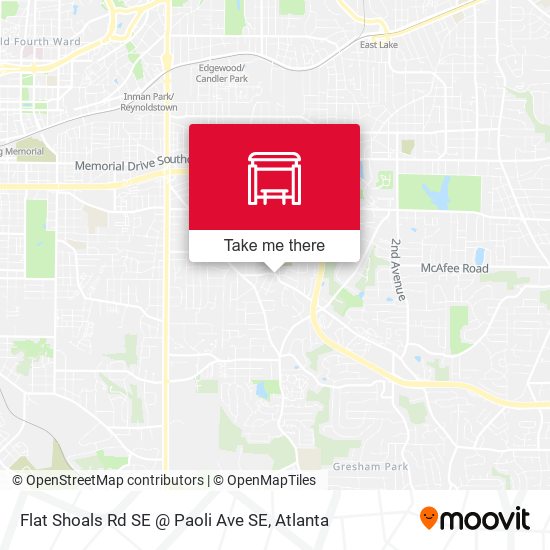 Flat Shoals Rd SE @ Paoli Ave SE map