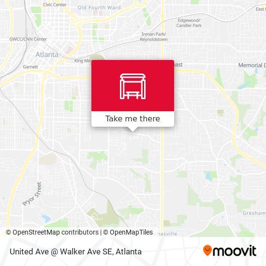 United Ave @ Walker Ave SE map