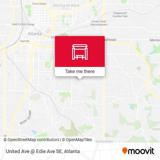 United Ave @ Edie Ave SE map