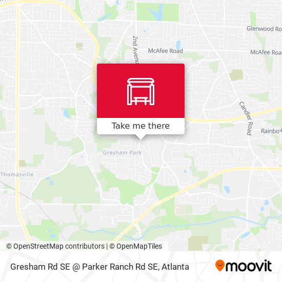 Mapa de Gresham Rd SE @ Parker Ranch Rd SE