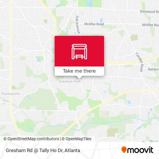 Gresham Rd @ Tally Ho Dr map