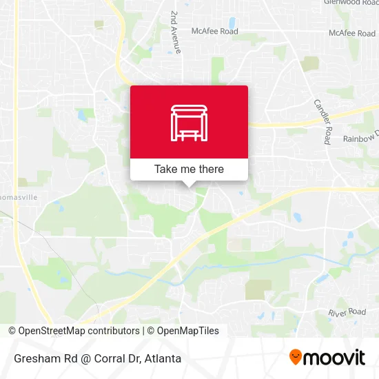 Gresham Rd @ Corral Dr map