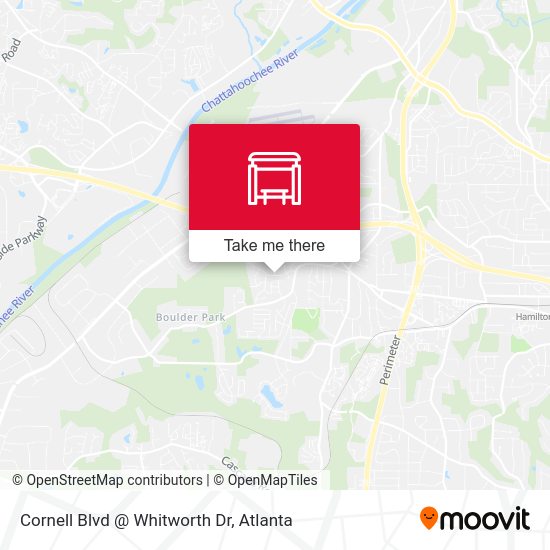 Cornell Blvd @ Whitworth Dr map