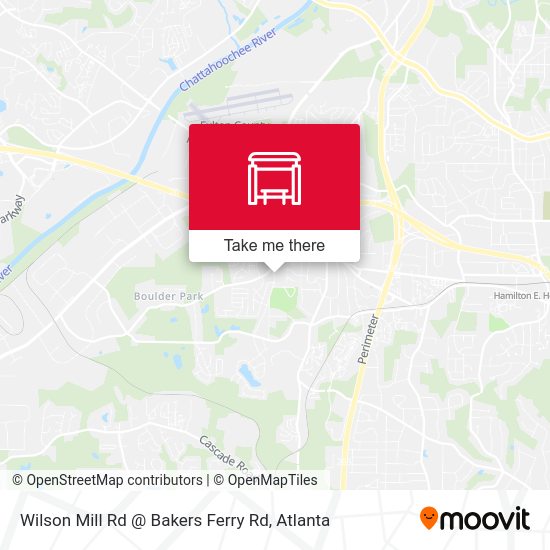 Mapa de Wilson Mill Rd @ Bakers Ferry Rd