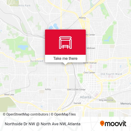 Northside Dr NW @ North Ave NW map