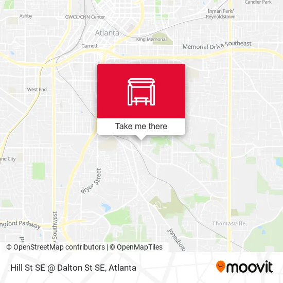 Mapa de Hill St SE @ Dalton St SE