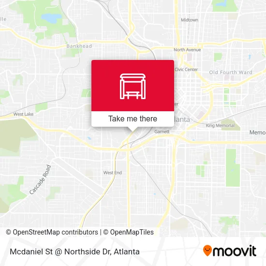 Mapa de Mcdaniel St @ Northside Dr
