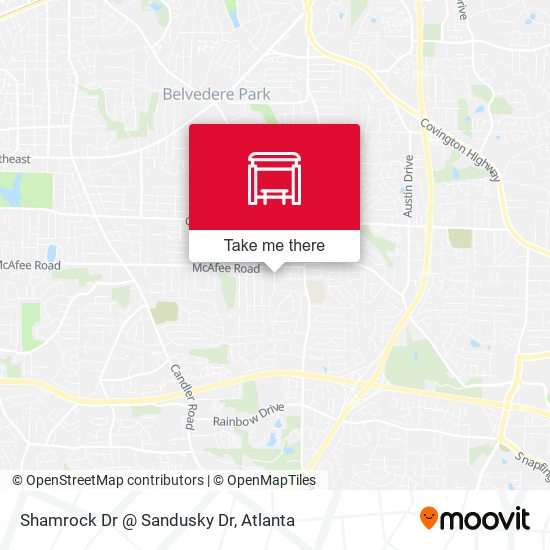 Shamrock Dr @ Sandusky Dr map