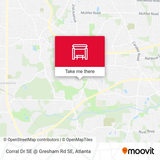 Mapa de Corral Dr SE @ Gresham Rd SE