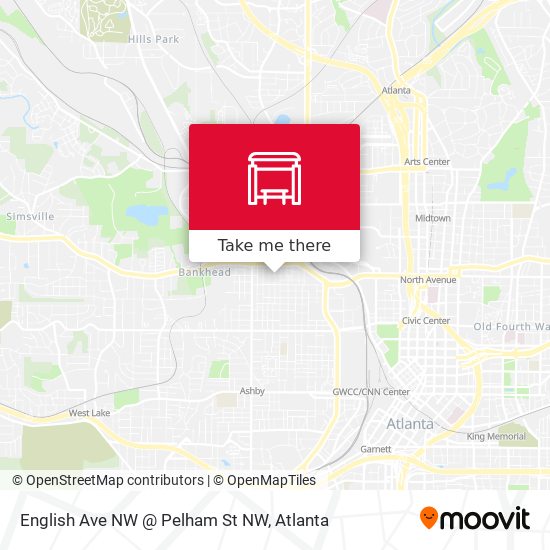 English Ave NW @ Pelham St NW map