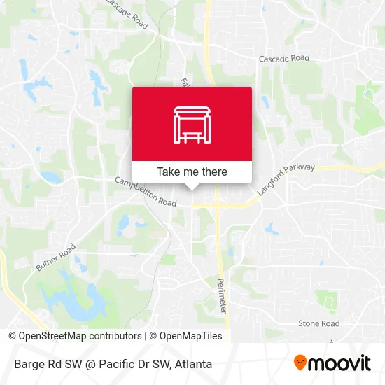 Barge Rd SW @ Pacific Dr SW map