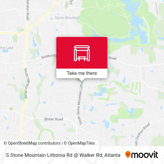 S Stone Mountain Lithonia Rd @ Walker Rd map