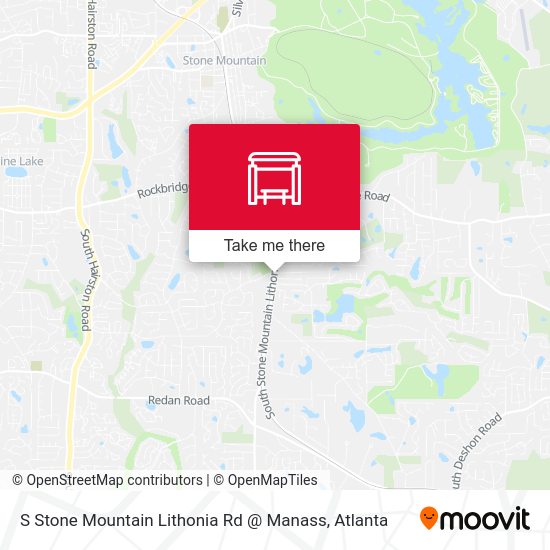 S Stone Mountain Lithonia Rd @ Manass map