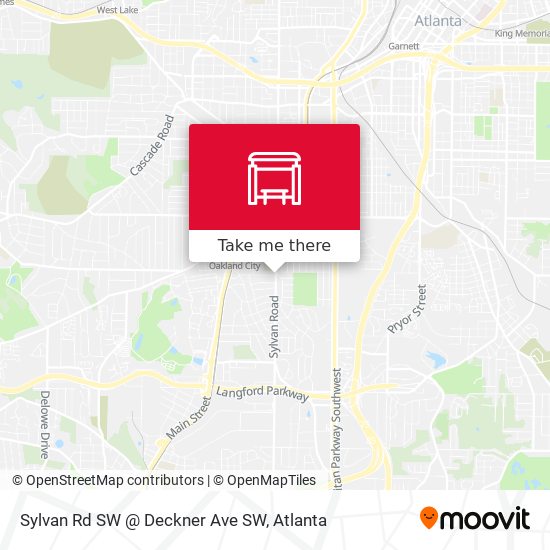 Mapa de Sylvan Rd SW @ Deckner Ave SW