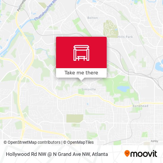 Mapa de Hollywood Rd NW @ N Grand Ave NW