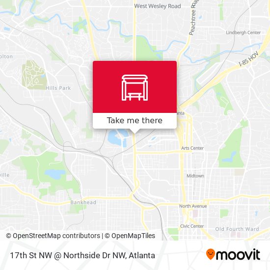 17th St NW @ Northside Dr NW map