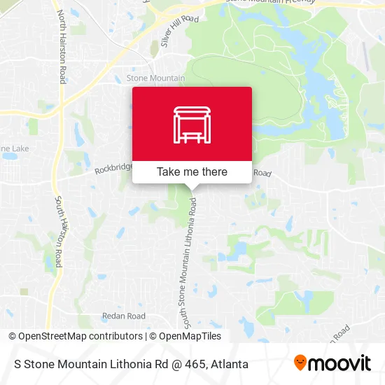 S Stone Mountain Lithonia Rd @ 465 map