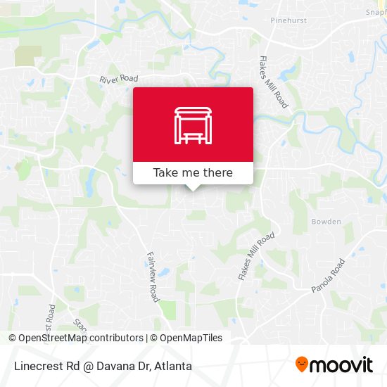 Mapa de Linecrest Rd @ Davana Dr