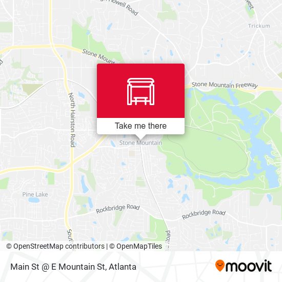 Main St @ E Mountain St map