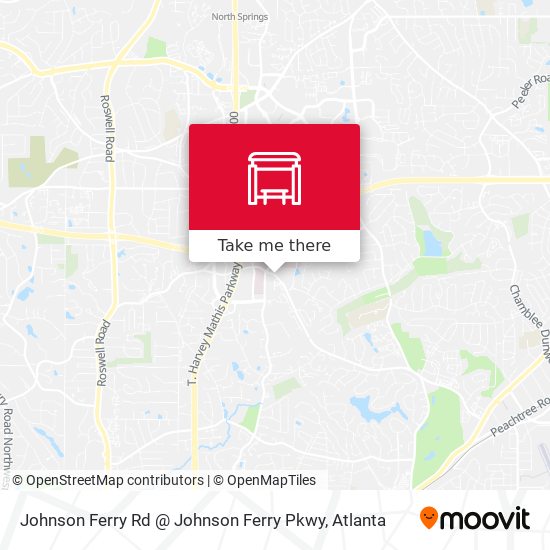 Mapa de Johnson Ferry Rd @ Johnson Ferry Pkwy