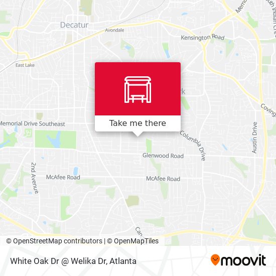 White Oak Dr @ Welika Dr map