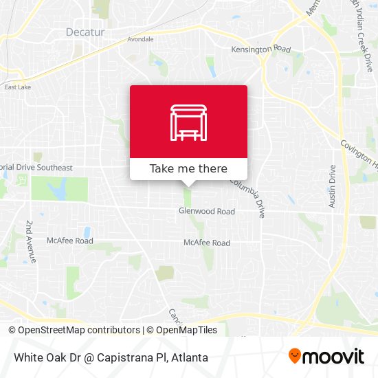 Mapa de White Oak Dr @ Capistrana Pl