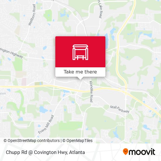 Mapa de Chupp Rd @ Covington Hwy