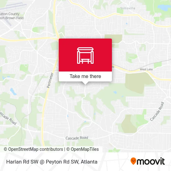 Harlan Rd SW @ Peyton Rd SW map