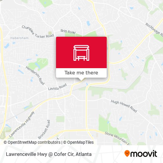 Lawrenceville Hwy @ Cofer Cir map