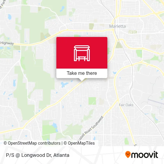 P/S @ Longwood Dr map