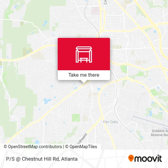 P/S @ Chestnut Hill Rd map
