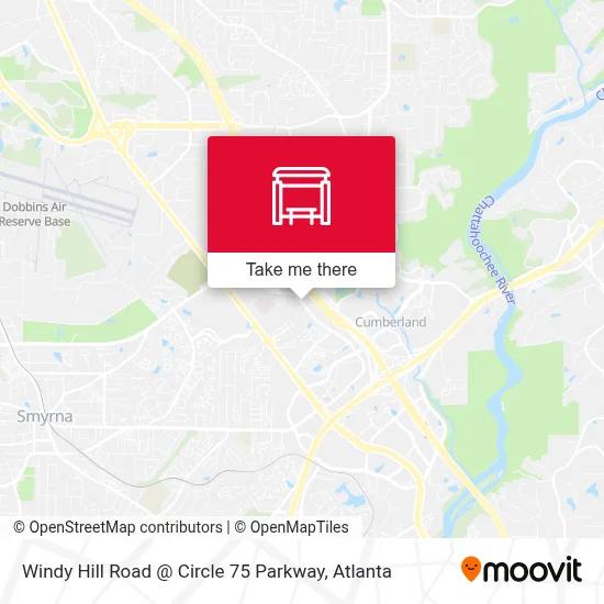 Windy Hill Road @ Circle 75 Parkway map