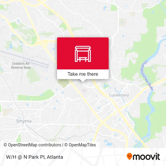 W/H @ N Park Pl map