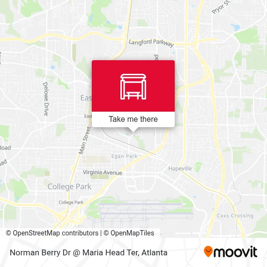 Norman Berry Dr @ Maria Head Ter map