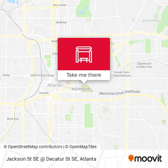 Jackson St SE @ Decatur St SE map
