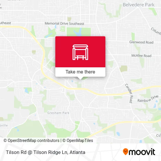 Tilson Rd @ Tilson Ridge Ln map