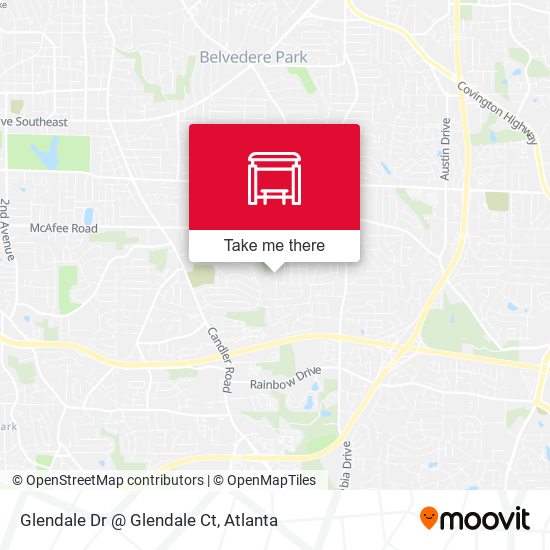 Glendale Dr @ Glendale Ct map