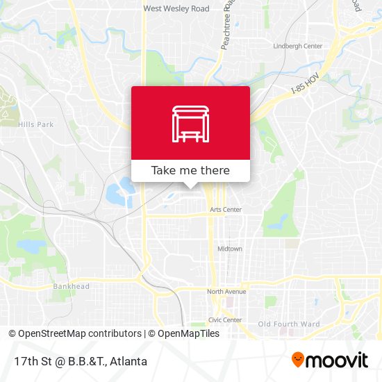 Mapa de 17th St @ B.B.&T.