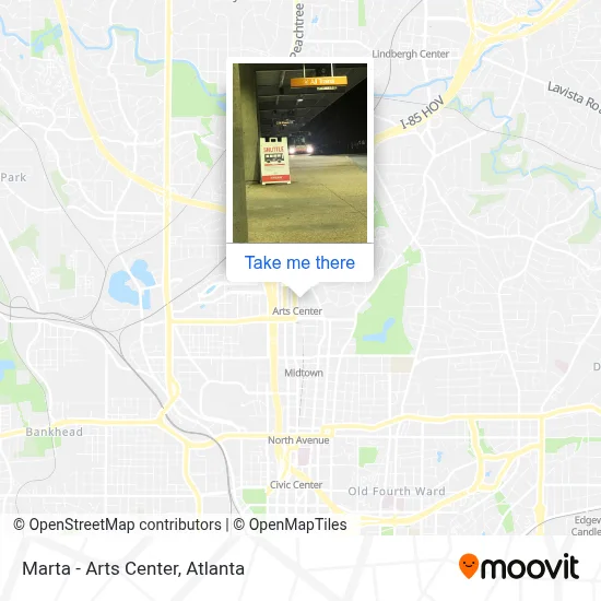 Marta - Arts Center map