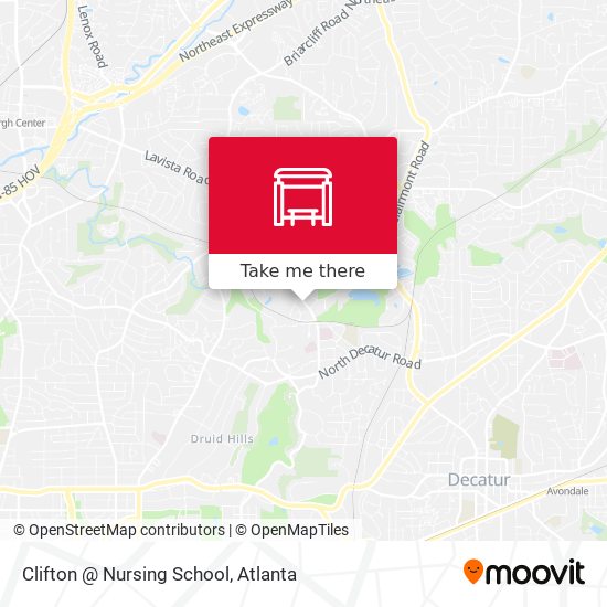 Mapa de Clifton @ Nursing School