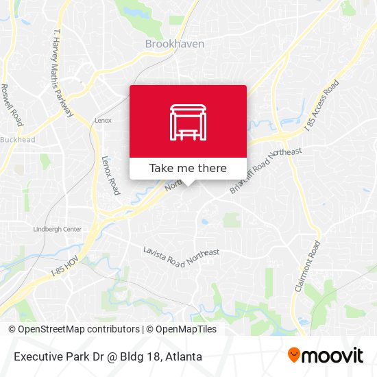 Executive Park Dr @ Bldg 18 map