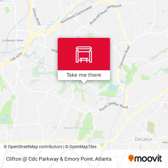 Clifton @ Cdc Parkway & Emory Point map
