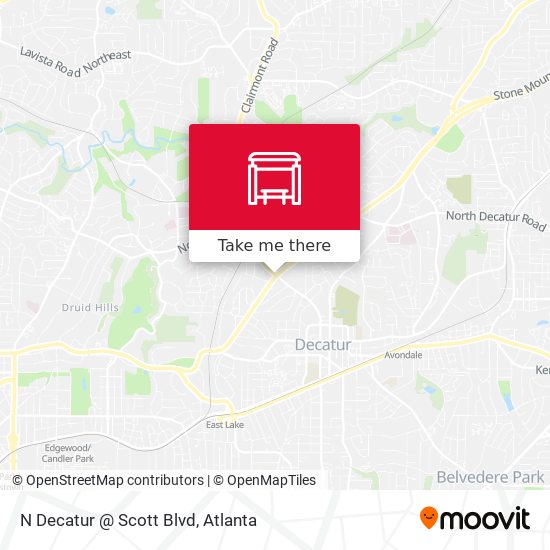 N Decatur @ Scott Blvd map