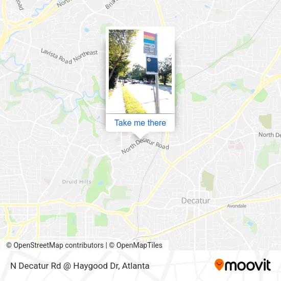 N Decatur Rd @ Haygood Dr map